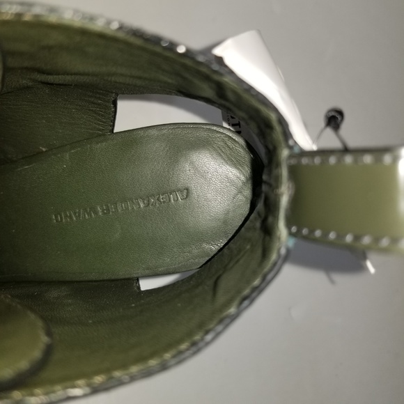 Alexander Wang Dakota Green Open Heel Booties 37 - Picture 8 of 8